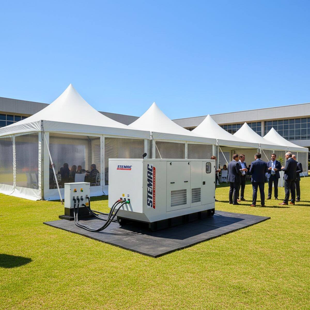 Gerador de Energia em Evento de grande porte